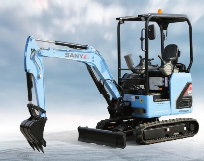 Sanyun SY35E Mini-Elektrograber: Gesamtgewicht 4300kg, Eimervolumen 0,12m3, kleine Körperplatte, große Energie
