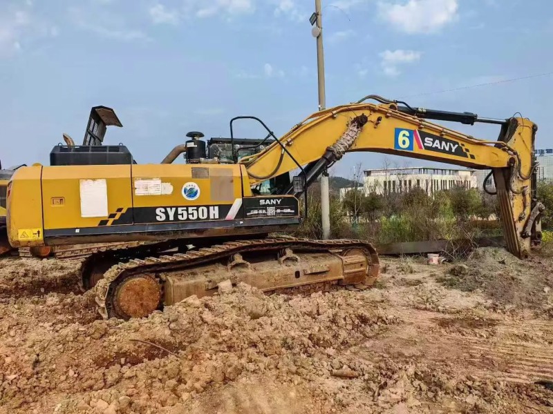 Ende 2020 Sany1 550H Großbagger mit Eddie 200 Zerkleinern Hammer Real Tabelle 8200 Stunden Erdbeben Zerkleinern eine Maschine Doppelzweck